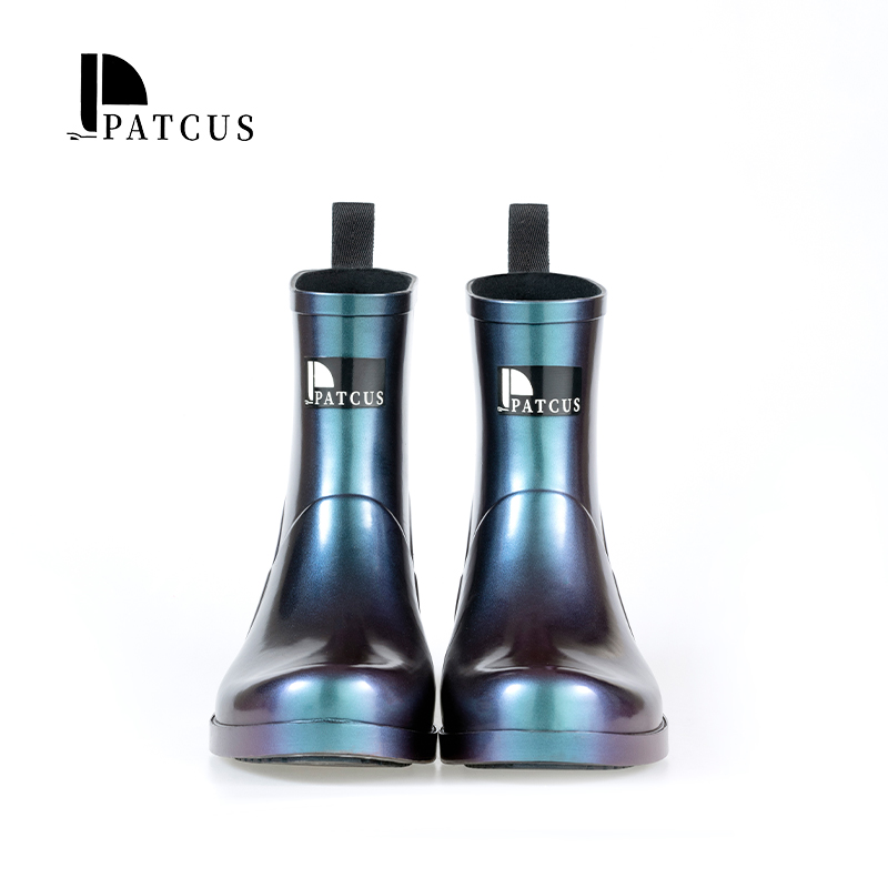 Bottes en cuir pour hommes, au style élégant de Patcus