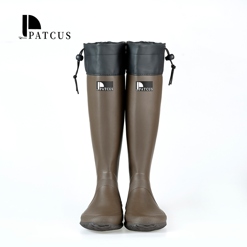 Bottes en latex imperméables pour femmes