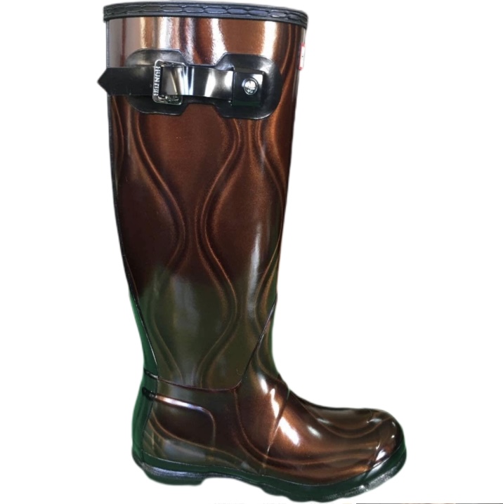 Bottes de pluie antidérapantes à motif 3D pour hommes Patcus