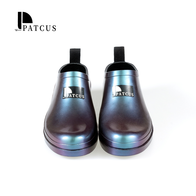 Bottes de pluie pour hommes Patcus, fantaisie colorée, imperméables et résistantes à la boue